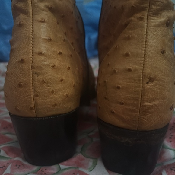 Ostrich (genuine) booties - Picture 6 of 11